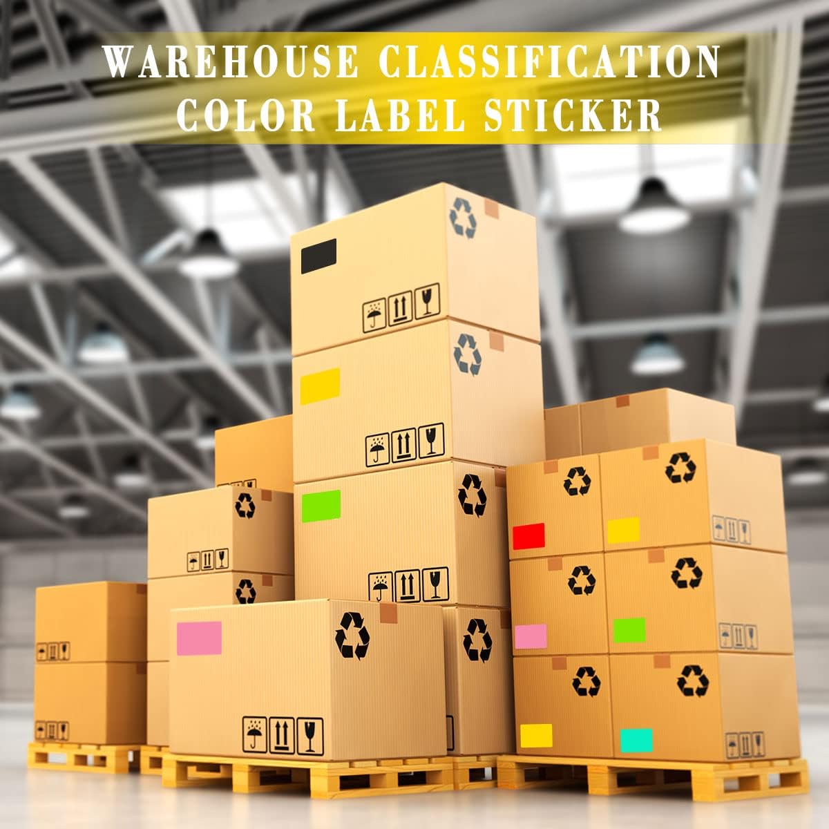 PARLAIM Large 3 X 5 Inch Aqua Color Coding Square Labels, Permanent Rectangular Color-Code Inventory Sticker 250pcs Per Dispenser Box for Moving Box (Aqua)