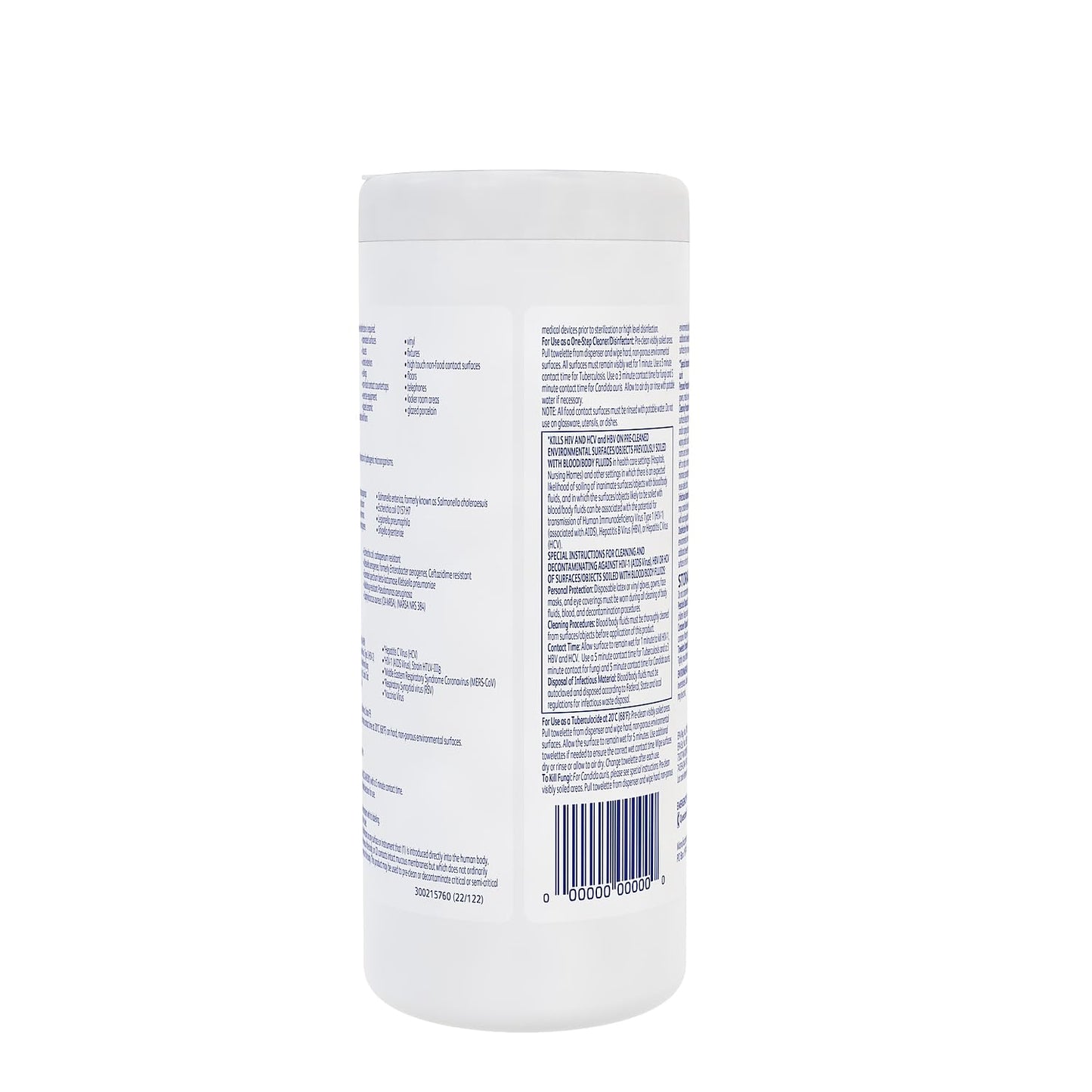 Oxivir Diversey Tb 5388471 Ready-to-Use Disinfectant Cleaning Wipes, Accelerated Hydrogen Peroxide, Large 7x8-Inch Sheets, 60-Wipes, 1-Slim Canister (Pack of 12)