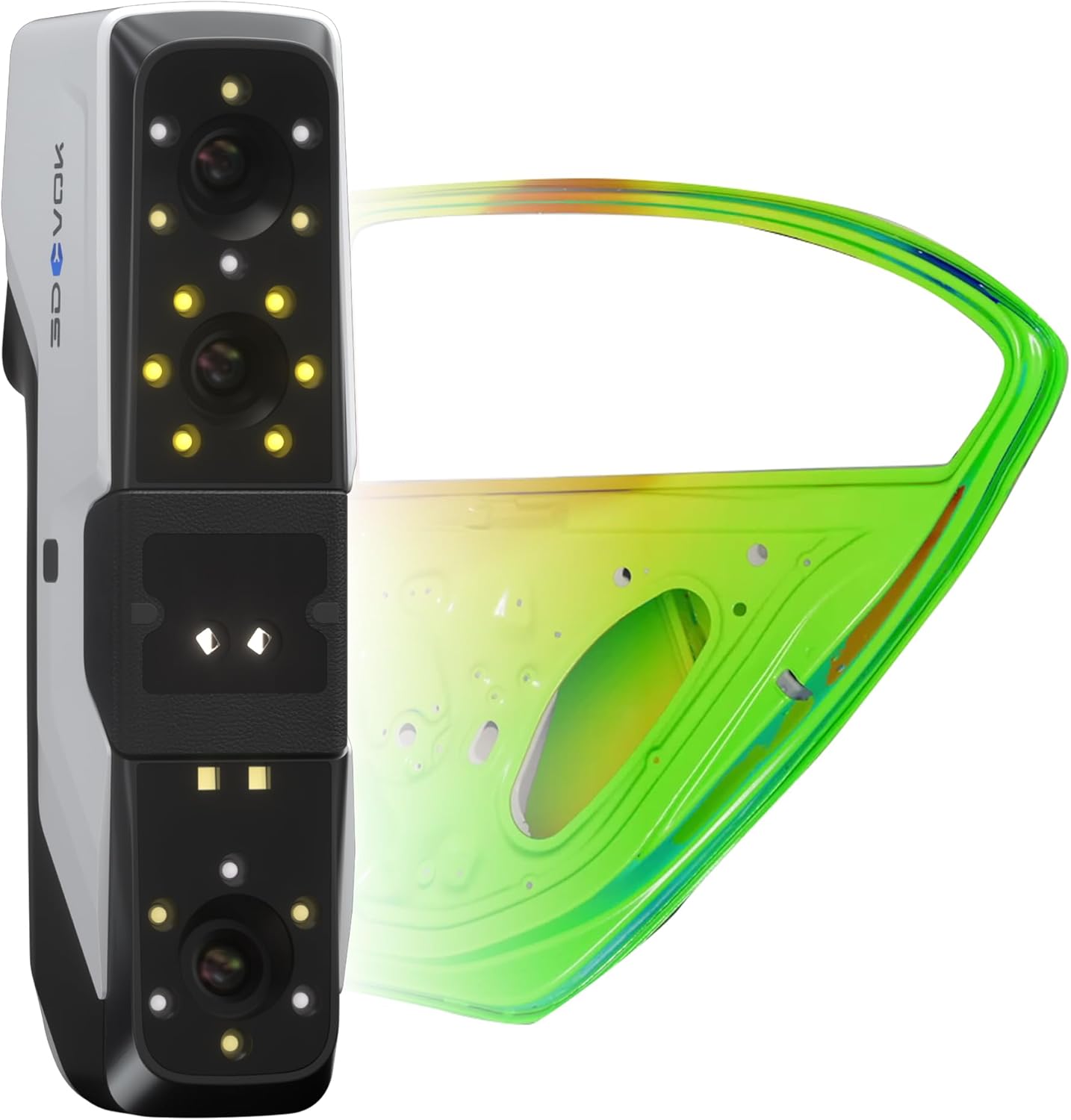 MQ Professional 3D Scanner Camera - Scan Large Surfaces with Color & Texture - Perfect for R&D, Engineering, Construction, Infrastructure, Art, Automotive, Science, Education, Design