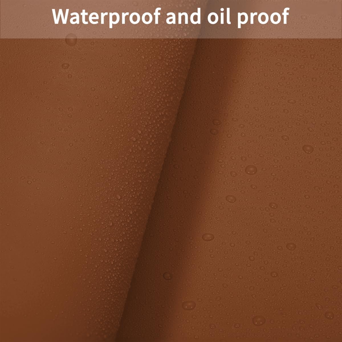 Dresser Cover Top - Can Be Used On Both Sides Waterproof and Easy to Clean Good Flatness Used for Dresser Table(Brown+Gray 10x36)