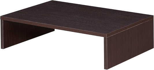 Convenience Concepts Designs2Go Small 23.75", 26" Contemporary TV or Computer Riser for Living Room, Modern Office, Den, Espresso