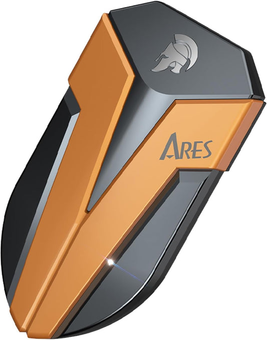 DATO External SSD 2TB, External Solid State Drive Portable SSD External USB 3.2 Gen 2x2 Type-C OTG Supported Compatible with PS5 and Xbox, up to 1600/1500 MB/s IP67 Waterproof - ARES Amber Shield
