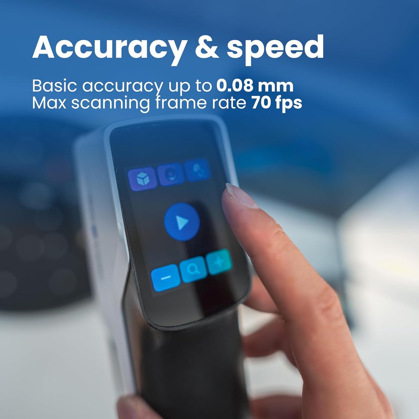MQ Professional 3D Scanner Camera - Scan Large Surfaces with Color & Texture - Perfect for R&D, Engineering, Construction, Infrastructure, Art, Automotive, Science, Education, Design