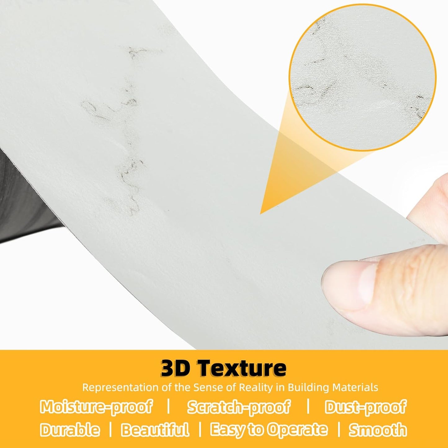 GSCIT Club Wood Grain Repair Tape, 2.4 inch X 100ft Self Adhesive Marble Grain Repair Patch for Tables, Chairs, Baseboards, Doors, Windows, Floors, Handicraft DIY.