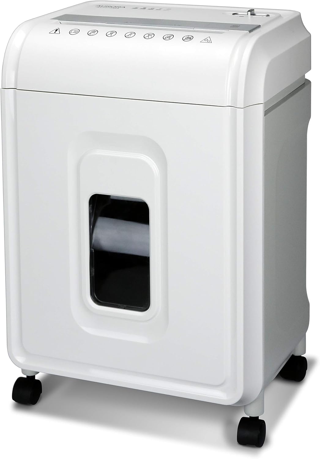 Aurora AU1480MA Professional Grade 14-Sheet Micro-Cut Paper and CD/Credit Card Shredder/ 30 Minutes Continuous Run Time, White/Gray