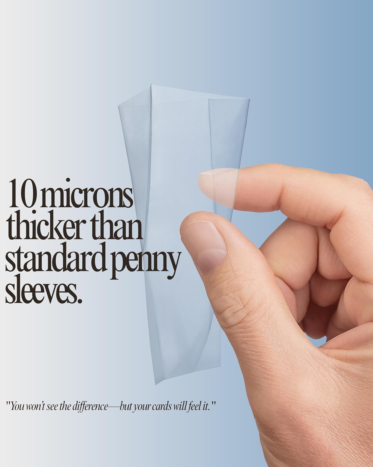 TitanShield 125 Count 60-Microns Thickness Soft Penny Card Sleeves 2-5/8” x 3-5/8” (67x94mm), Ultra Clear