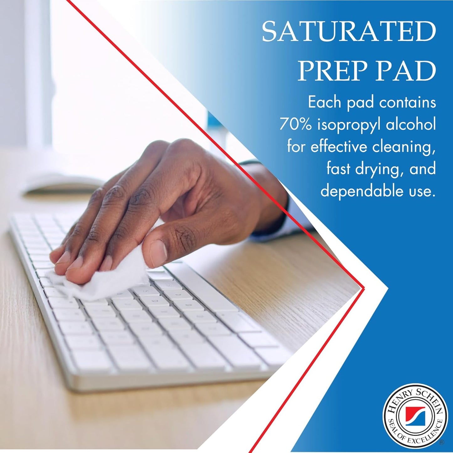 Large Alcohol Prep Pads (2 Boxes, 400 Total) – 70% Isopropyl Alcohol Wipes, Individually Wrapped – 2-Ply, Textured – Skin Prep Alcohol Swabs – Sterile Pads