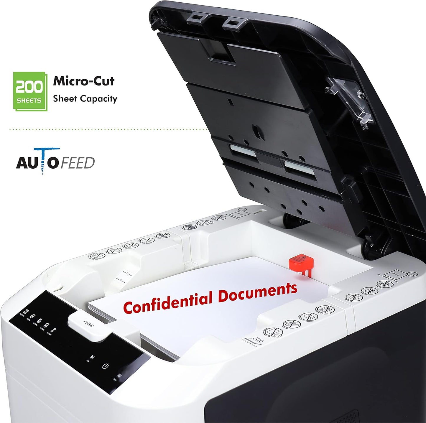 Aurora Paper Shredder Bundle with Synthetic Shredder Oil (16 oz.)
