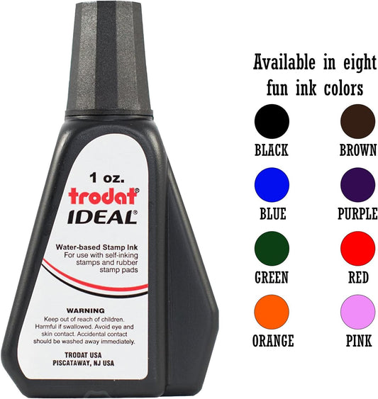 1oz Ink Refill for Sniggle Sloth Self-Inking Stamps - Green