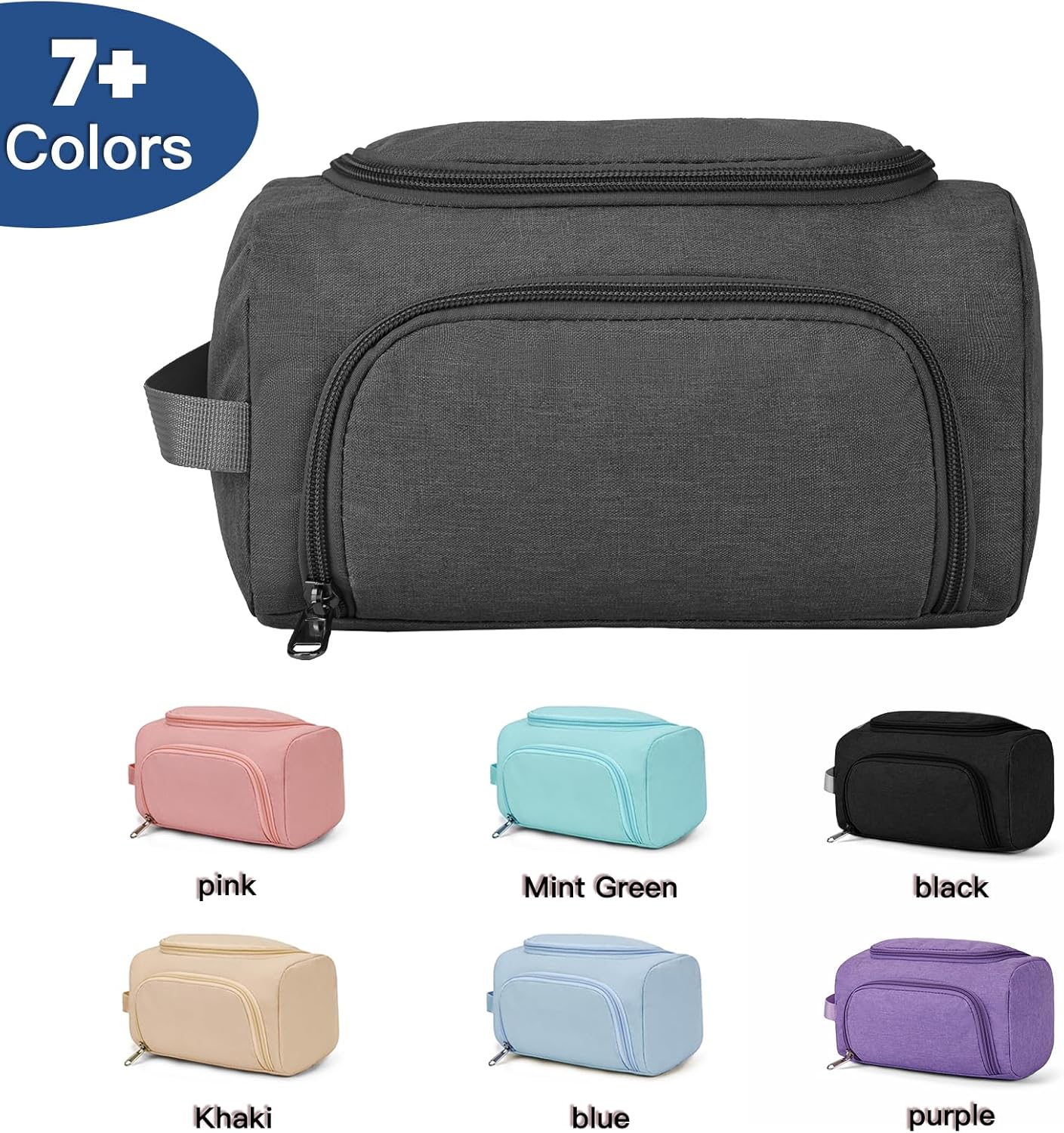 Large Pencil Pouch,Pencil Case Aesthetic,Zipper Pencil Box For Girls Back To School Supplies Emergency Bag Makeup Bag (Grey)