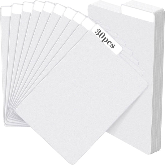 30 Pieces Comic Book Dividers with Tabs,Patient Divider Cards,Card Dividers Comic Book Boards for Storage Boxes 11.22 X 7.24 Inche