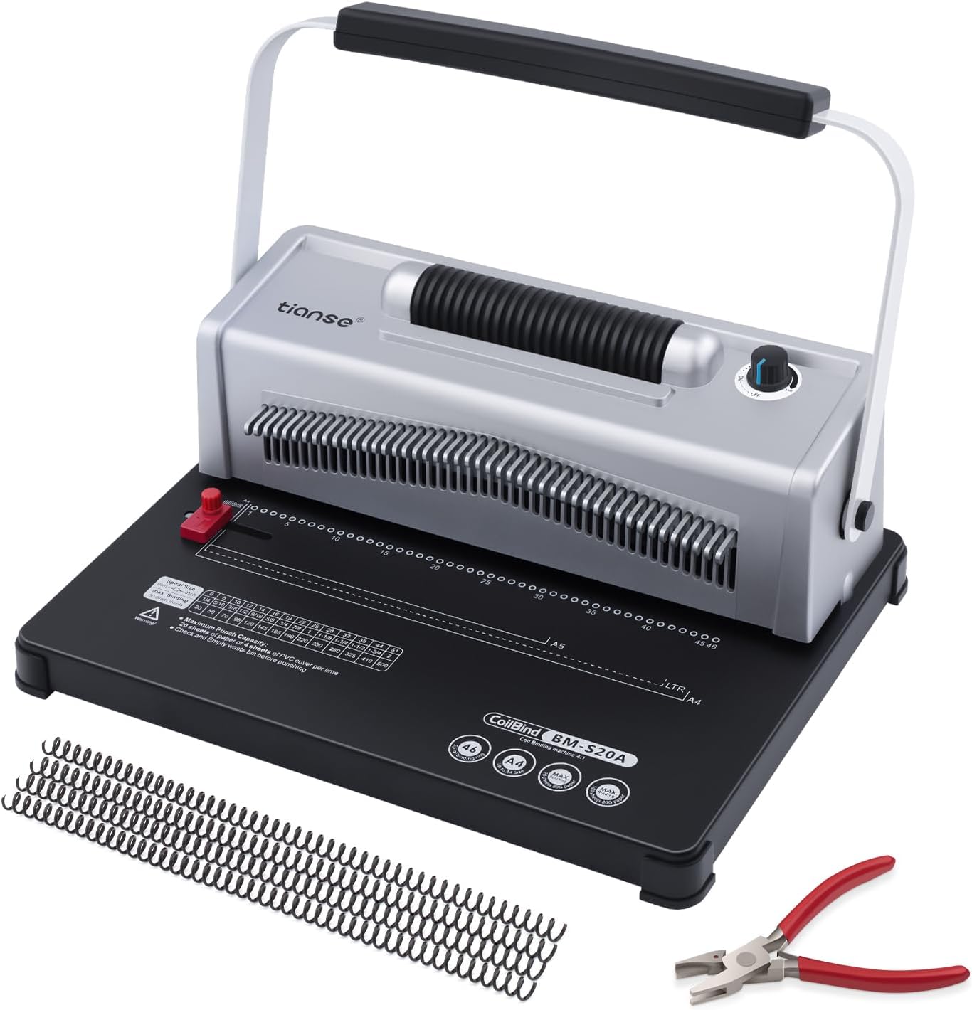 TIANSE Spiral Binding Machine