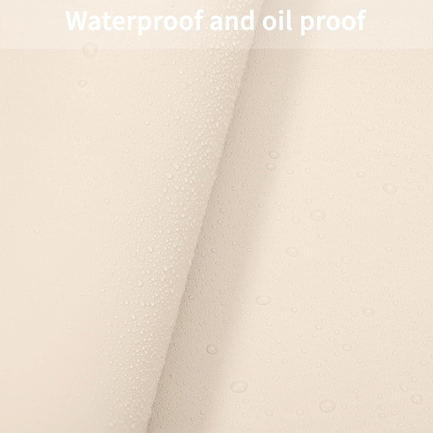 Leather Desk Mat,1.8mm Thick,15.75x63 Inch Desk Cover,Desk Protector Mat,Dresser Cover Top,Leather Table Cover,Side Table Cover,Office Desk Cover(Off White+Light Gray,15.75x63)