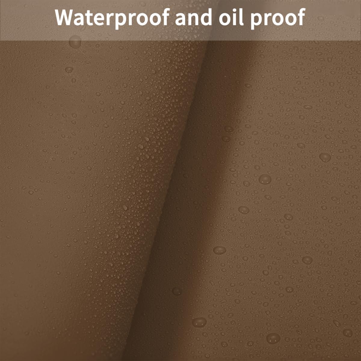 Table Pad for Dining Room Table - Can Be Used On Both Sides Waterproof and Easy to Clean Good Flatness Used for Dining Table(Mud Color+Champagne Gold 44x72)