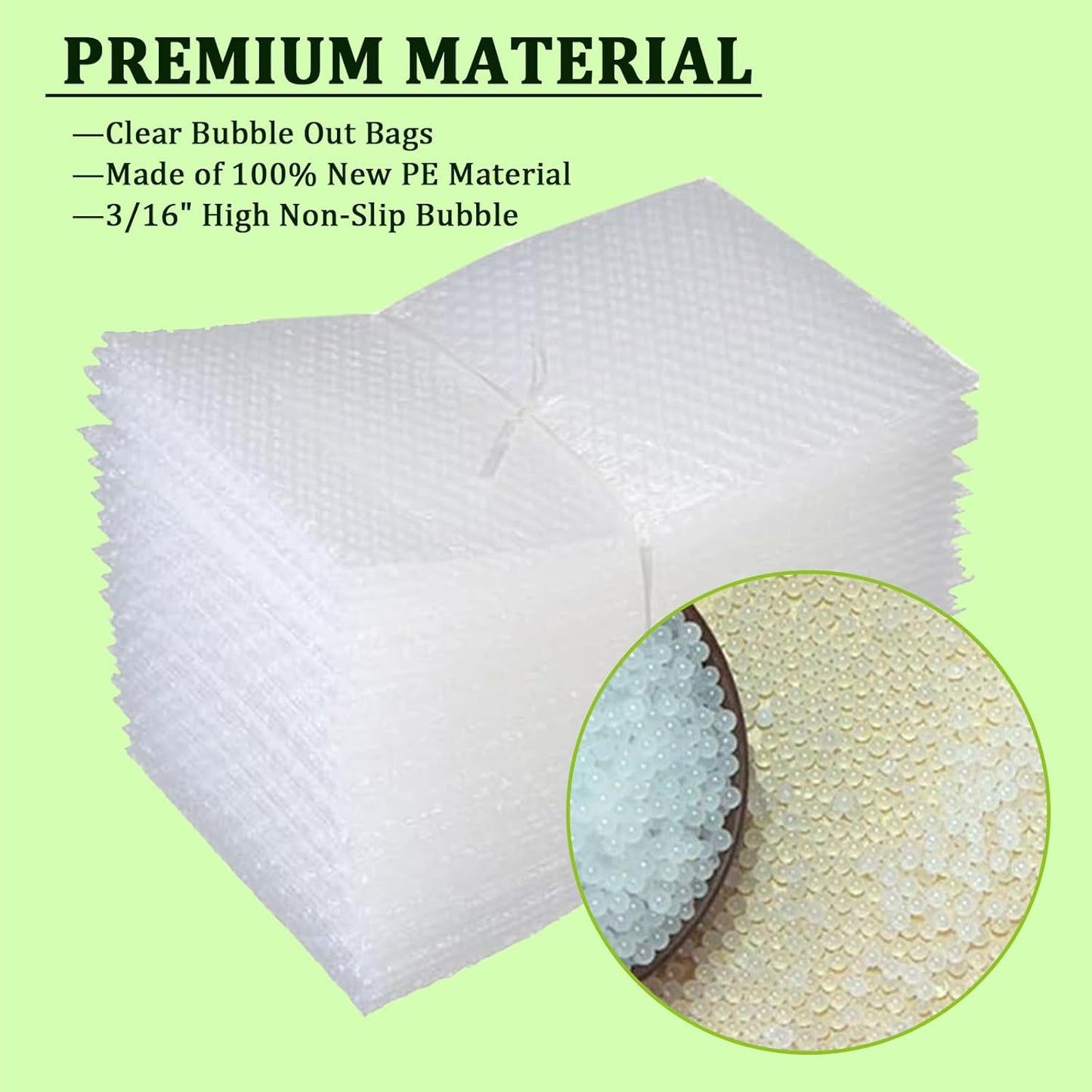 14 Pack Clear Bubble Out Bag Pouches,18x22 inch Large Bubble Bag for Extra Protection,Double Walled Shockproof Bubble Cushioning Wrap Bag Pouches for Storage,Shipping,Moving,Packing Supplies