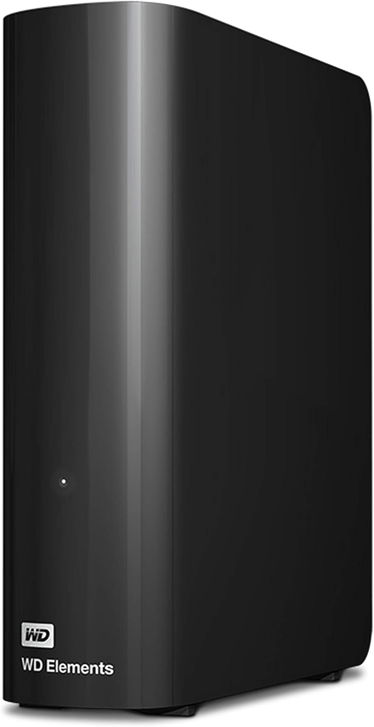 Western Digital 10TB Elements Desktop External Hard Drive, USB 3.0 external hard drive for plug-and-play storage - WDBWLG0100HBK-NESN