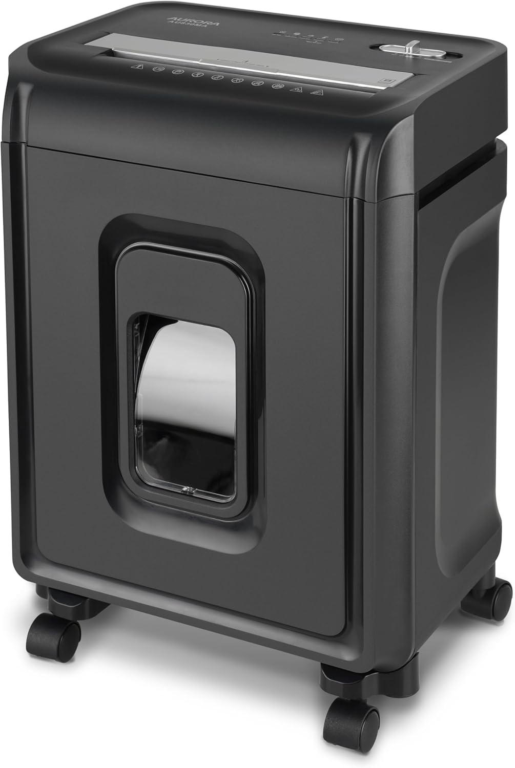 Aurora AU830MA High-Security 8-Sheet Micro-Cut Paper and Credit Card Shredder/ 20 Minutes/Security Level P-5
