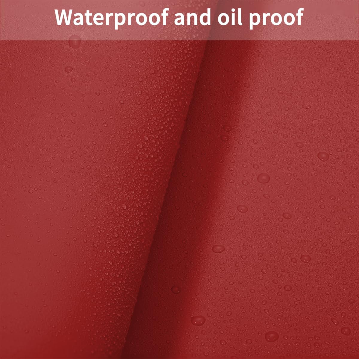 Dresser Cover Top - Can Be Used On Both Sides Waterproof and Easy to Clean Good Flatness Used for Dresser Table(Black+Wine Red 10x36)