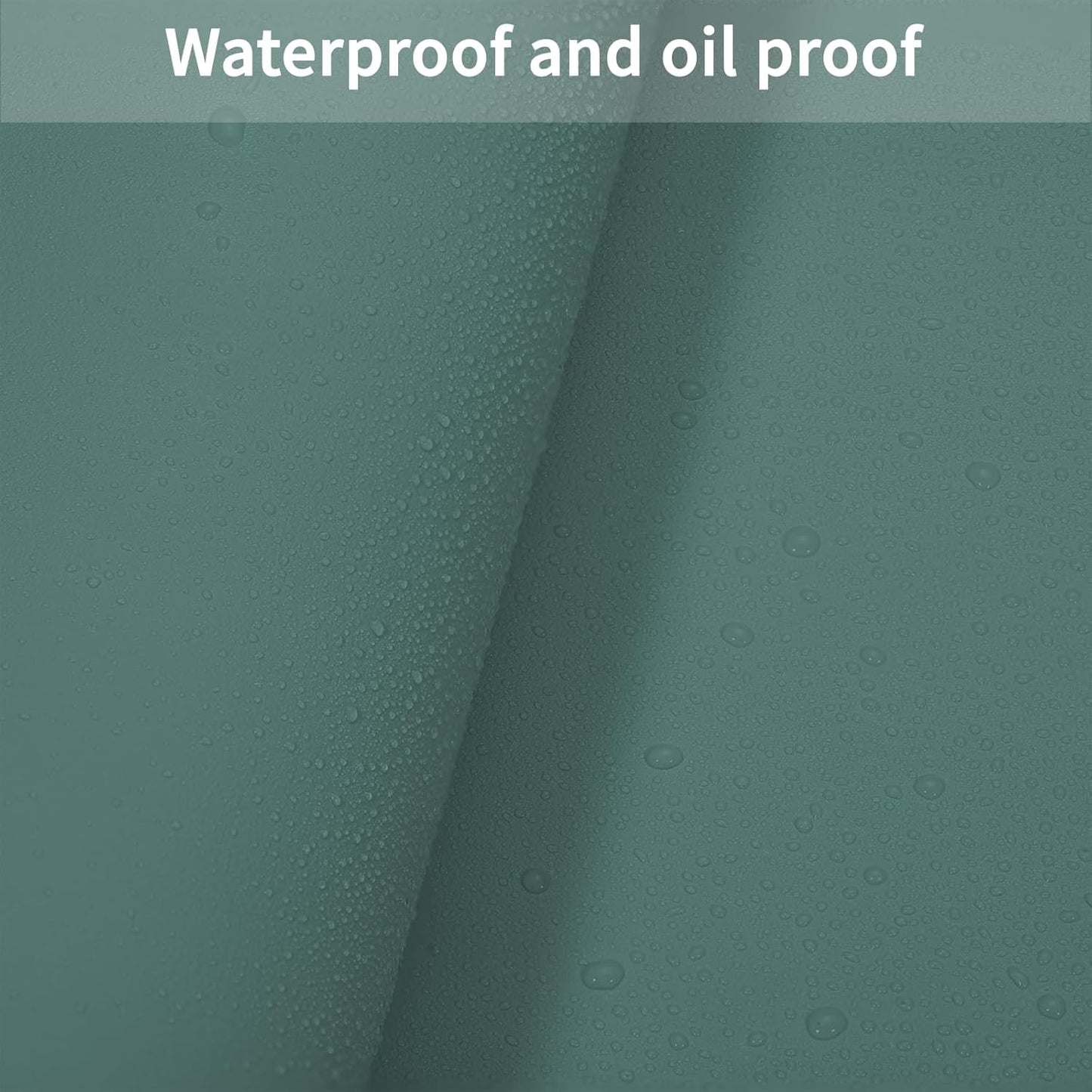 Leather Table Cover,1.8mm Thick,36x60 Inch Table Protector,Table Protector for Dining Room Table,Dining Table Cover,Table Cover Protector,Table Pad,(Aqua Blue+Gray,36x60)