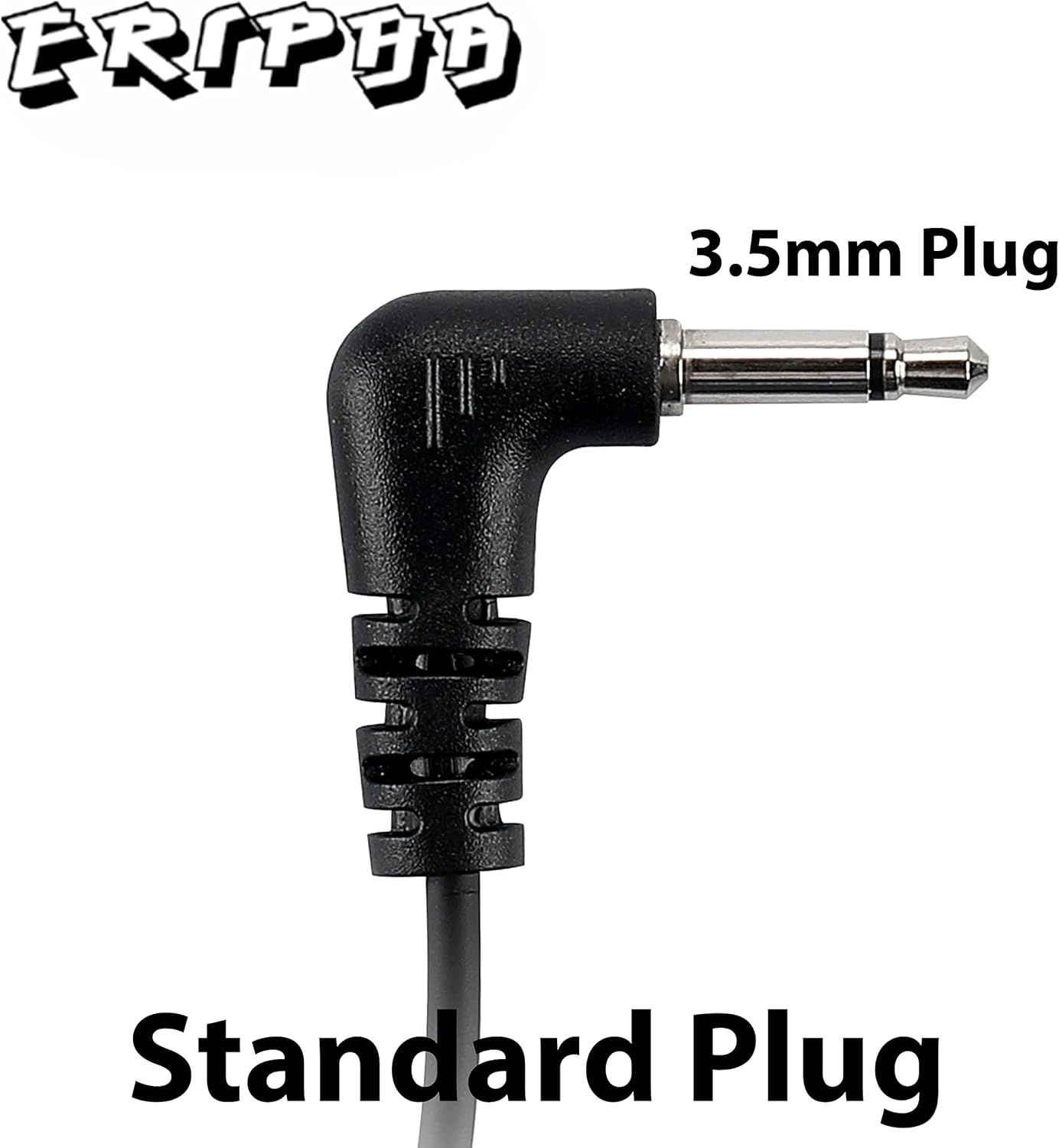 Police Earpiece 3.5mm /1 Pin Listen Only Acoustic Tube Earbud Headset for Remote Speaker Mic Motorola Kenwood 2 Way Radio FBI Security Surveillance Walkie Talkie (5 Packs)