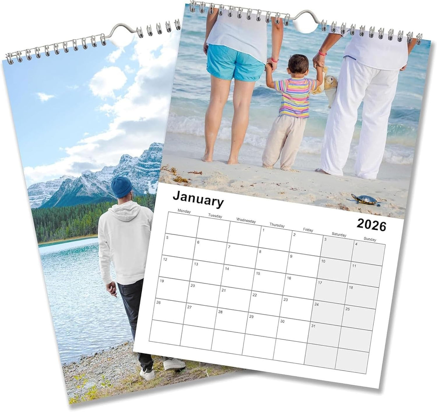 Custom Calendar 2026 for Home & Office - Print Your 13 Memories,Make Your Own Personalized Calendar Customized Christmas Gift &use your photo (Wall Calendar1, 3 Packs)