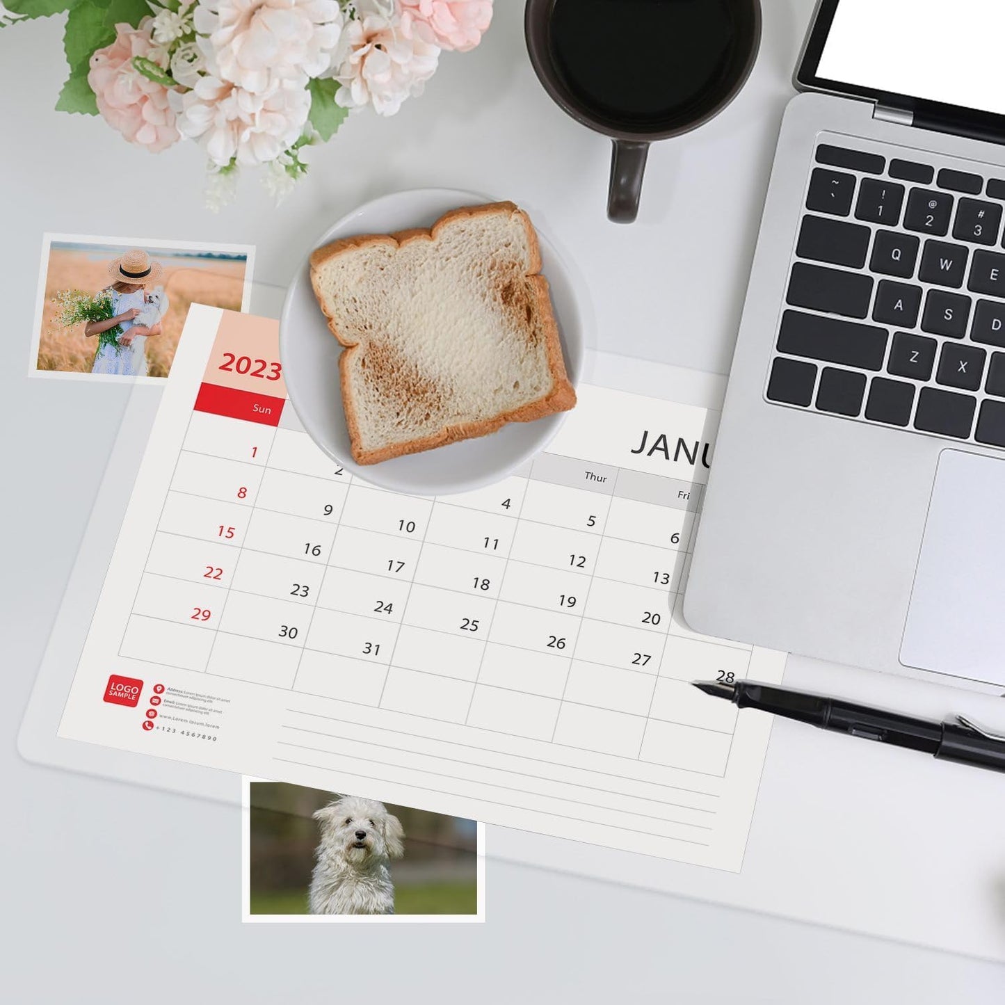 Clear Table Cover Protector, 16 x 22 Inch Clear Desk Mat, 1.5mm Thick Plastic Table Cover, Transparent Desk Cover, Desk Protector Mat for Desktop, Writing Desk