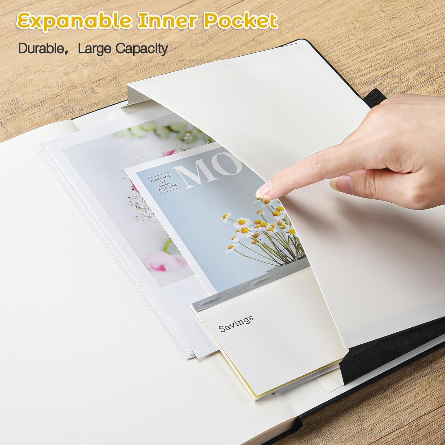 Dotted Journal, Hardcover Notebook 8.5 x 11, Dot Grid Notebook Journal for Women, Men, Large Leather Journals for Writing, Bullet, No Bleed Thick Paper, A4 Notebooks for Work, School, Notes, Yellow