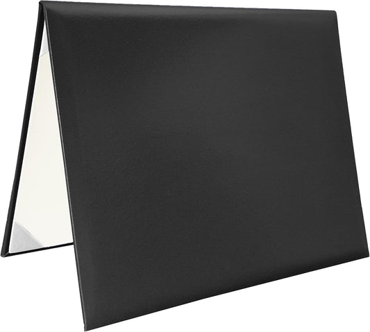 Smooth Diploma Certificate Cover 8 1/2" x 11" Black