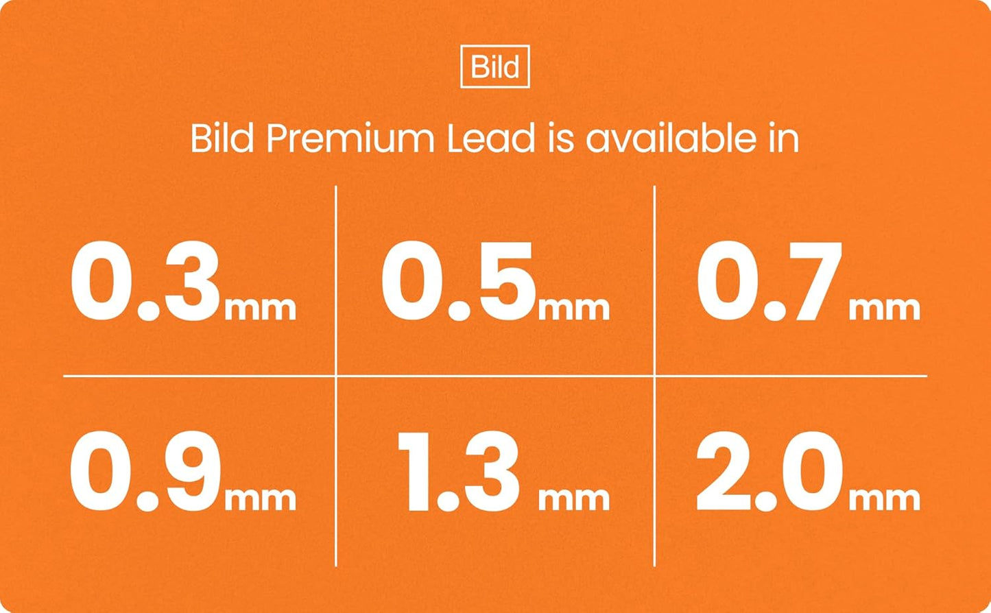 Bild Premium 0.7 mm Mechanical Pencil Lead Refills (HB Mega, 0.7 mm)