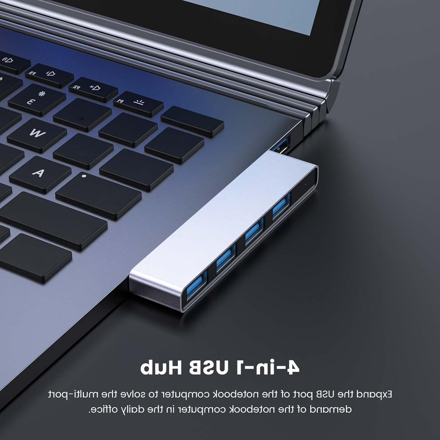 USB Hub 2Pack Right Model, Fidioto 4 Port USB Adapter(1 * 3.0 Port, 3 * 2.0 Port), Laptop, iMac Pro, MacBook Air, Mac Mini/Pro, Notebook PC, USB Flash Drives and Mobile HDD Etc.