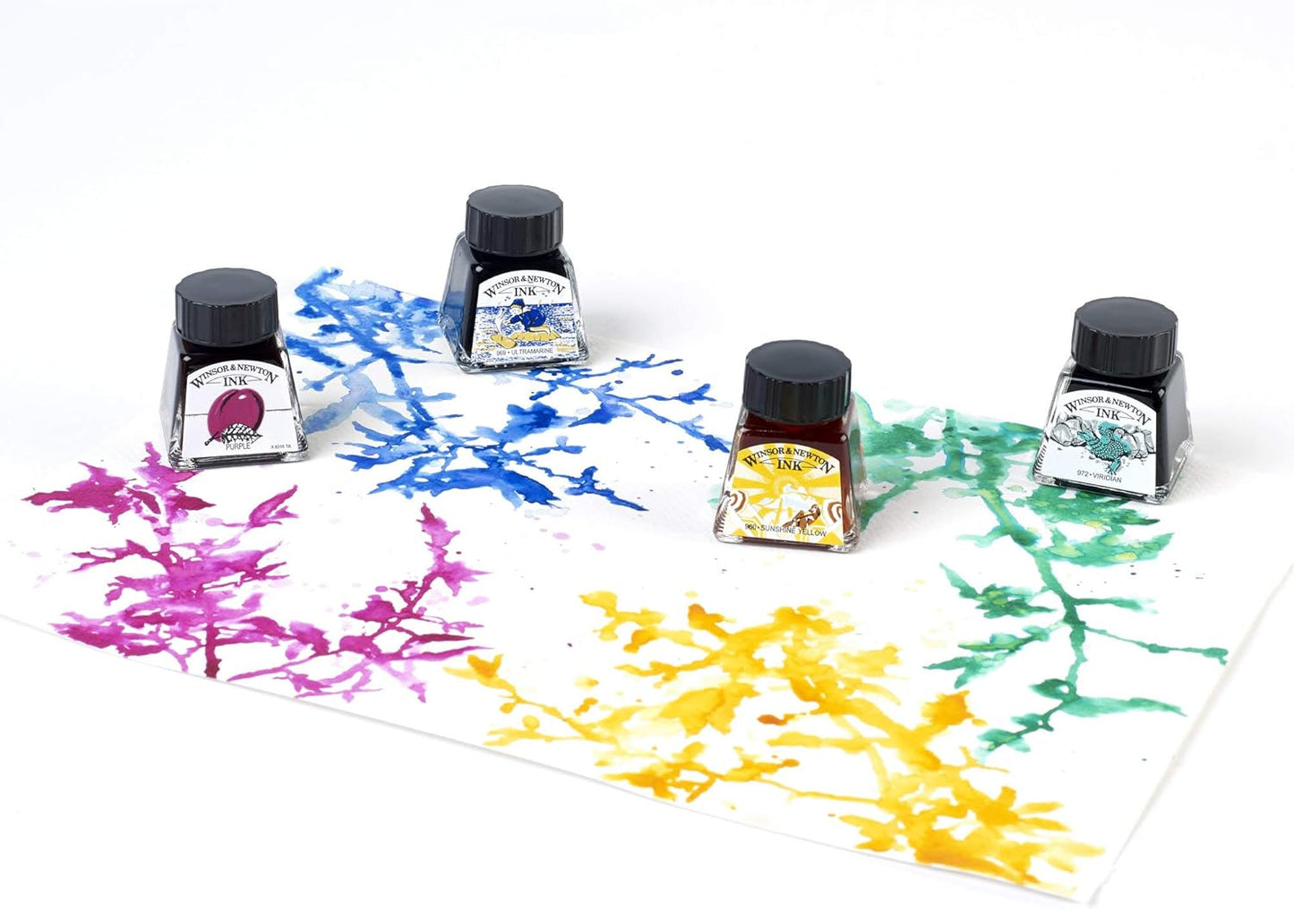 Winsor & Newton Drawing Ink, 14ml Bottle, Scarlet