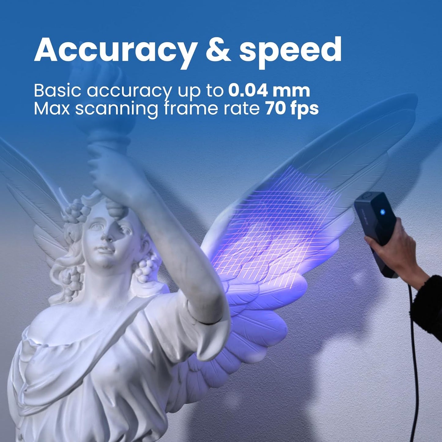 MT 3D Scanner Kit for Reverse Engineering, CAD Modeling, 3D Printing, Product Design, Animation, Game Design, Art, Architecture, Car Repairs, Research & Industrial Quality Inspection