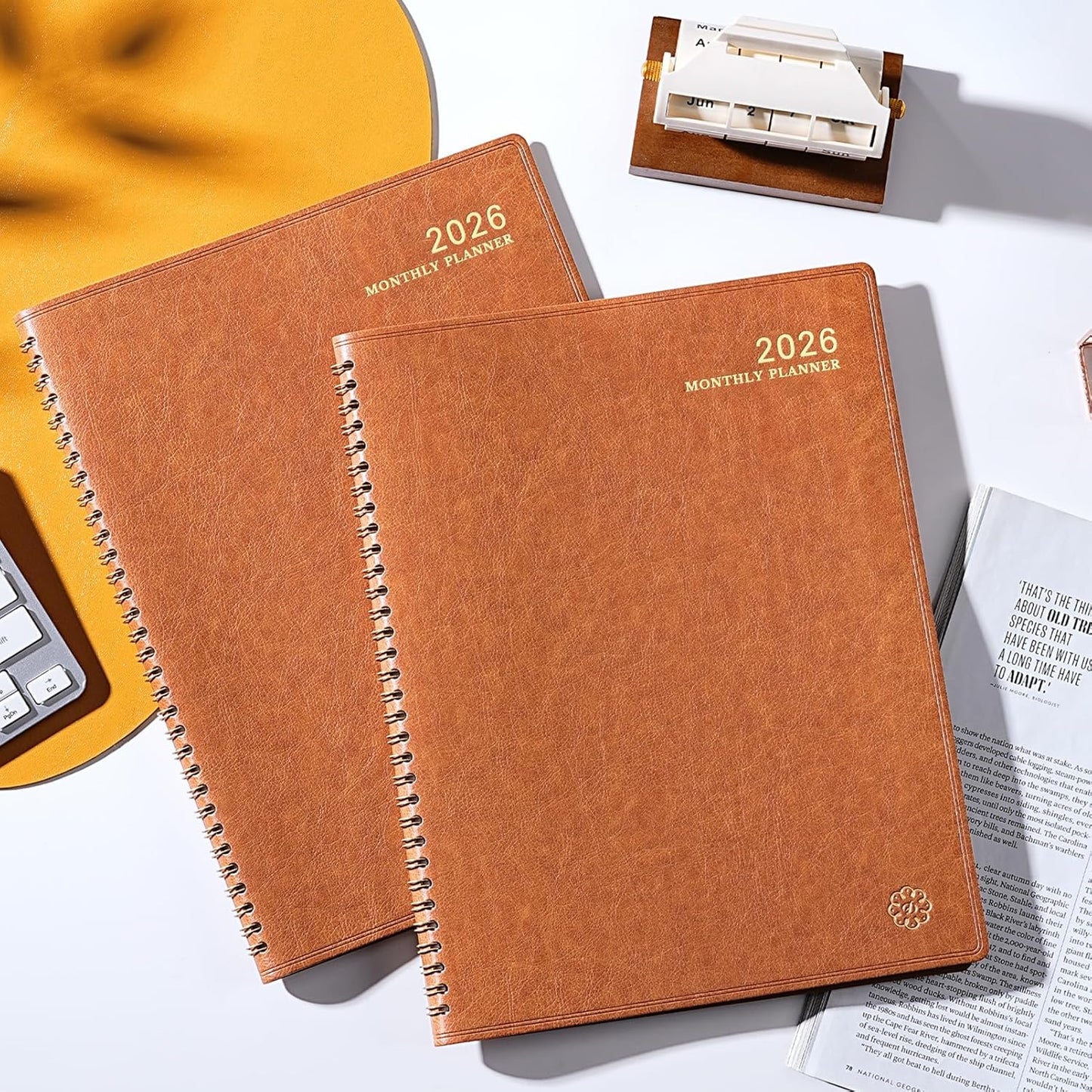 2026 Monthly Planner - Monthly Planner 2026 from JAN. 2026 to DEC. 2026, 8.86'' x 11.4'' with Coated Tabs, Inner Pocket