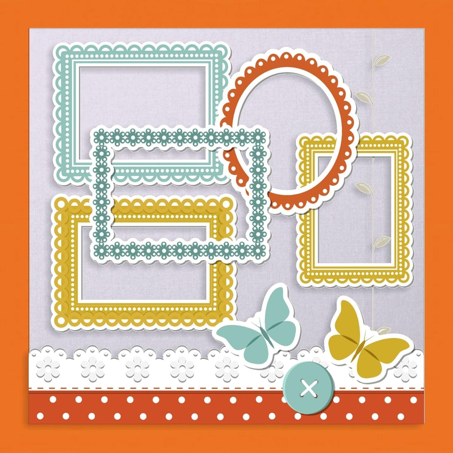 50 Orange Cover/Card Paper Sheets - 12 X 12 Inches Scrapbook Album|Cover Size - 65# (65 lb/Pound) Light Weight Cardstock - Quality Printable Smooth Paper Surface for Bright Colorful Results