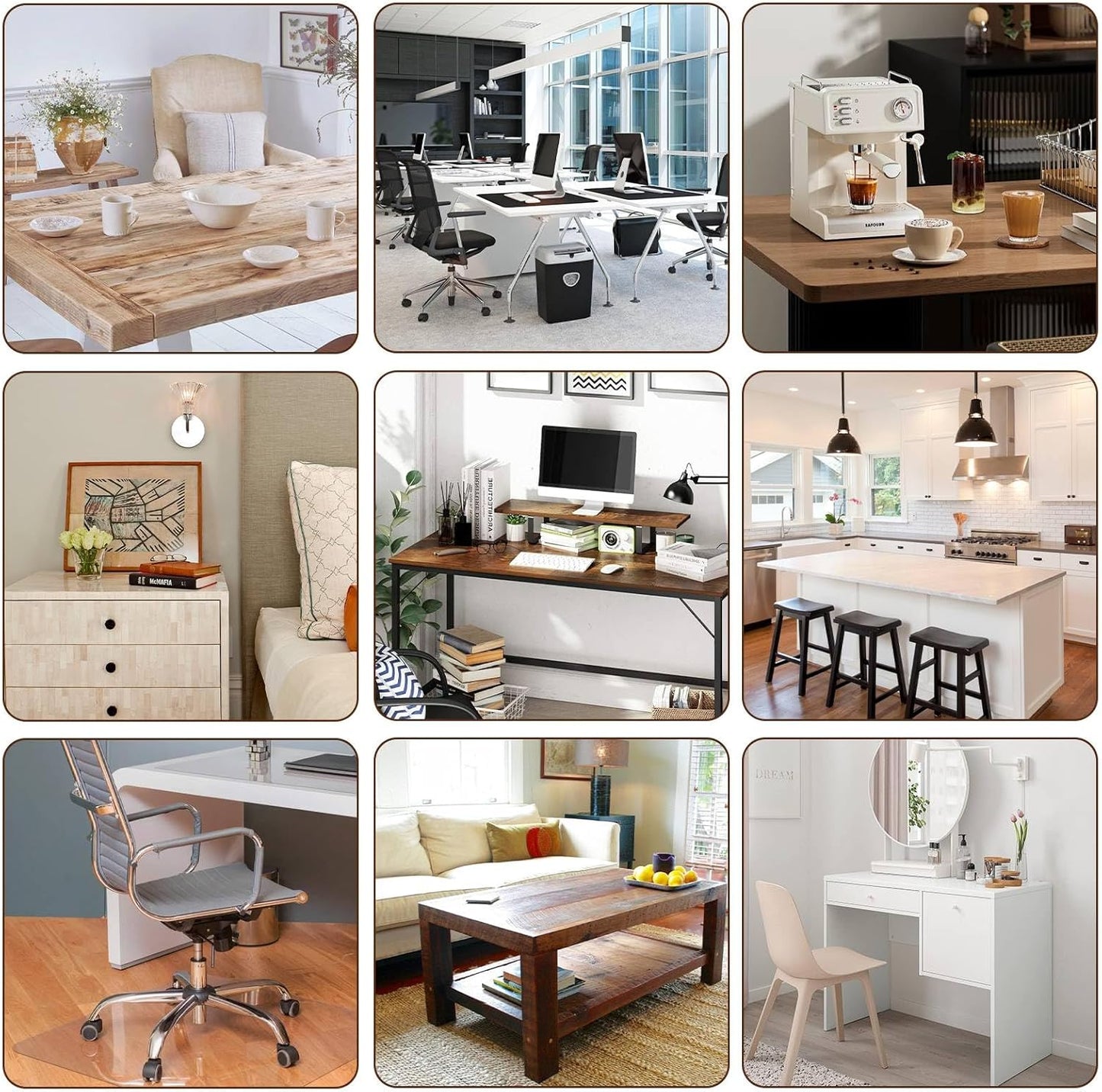 Clear Table Cover Protector 54 x 84 Inch, 2mm Thick Table Protector for Dining Room Table, Clear Plastic Table Cover, Pad Mat for Kitchen, Writing Desk Pad for Desktop