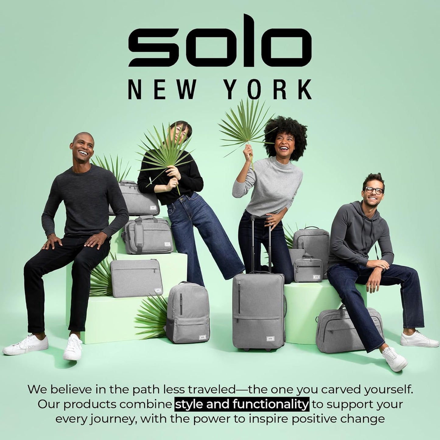 Solo New York Attache - Carrying Case with Combination Lock, Business Brief, Large Main Compartment - Grand Central