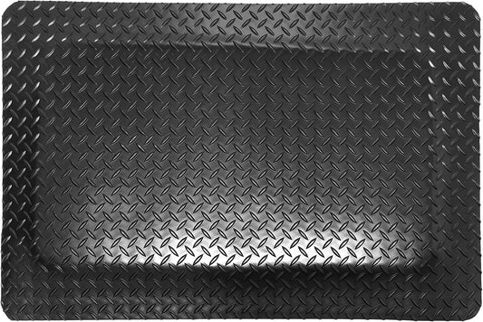Rhino Mats, American Classic Diamond Anti-Fatigue Mats, Industrial Ergonomic Comfort Standing Mat for Work, Home, Garage, Office, Kitchen or Anywhere (Black 9/16" Thick, 3 FT. x 6 FT.)