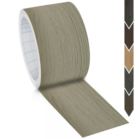 GSCIT Club Wood Grain Repair Tape, 2.3 inch X 25ft Self Adhesive Silver Walnut Grain Repair Patch for Tables, Chairs, Baseboards, Doors, Windows, Floors, Handicraft DIY.
