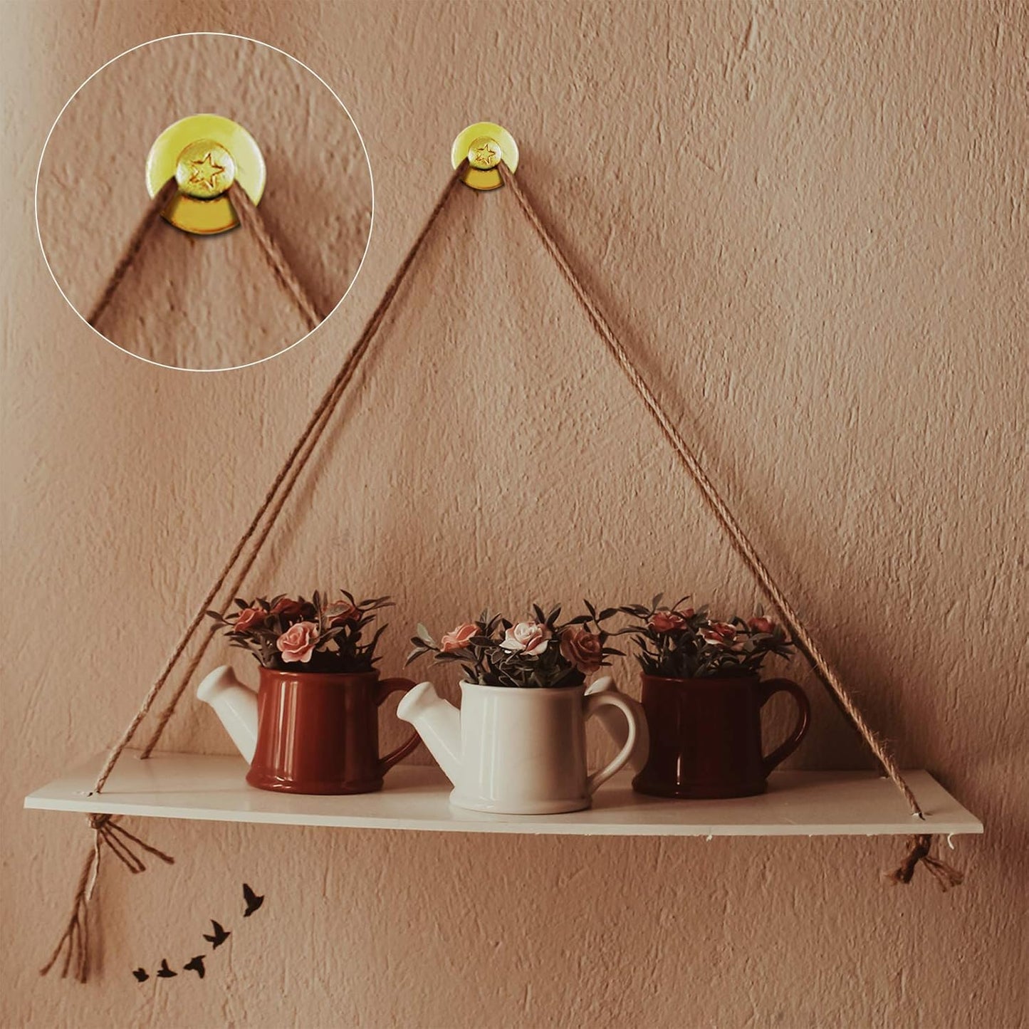 Push Pins Picture Hangers Double Headed Thumb Tacks Wall Hooks for Wall Hangings Picture Hangers Nails Small Photo Hanging Hook Pins for Home Office Photo Decor(Gold,50 Pieces)
