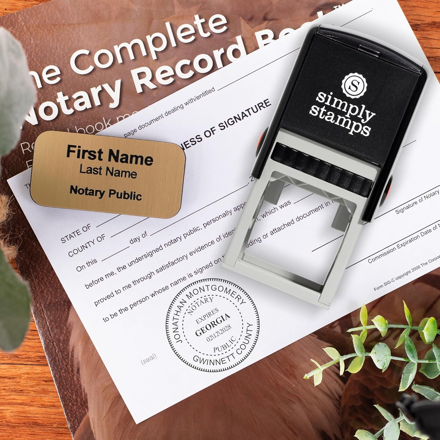 Hawaii Round Notary Stamp | Official State Notary Stamp | Official Seals | Meets State Specifications (Hawaii, Round Stamp)