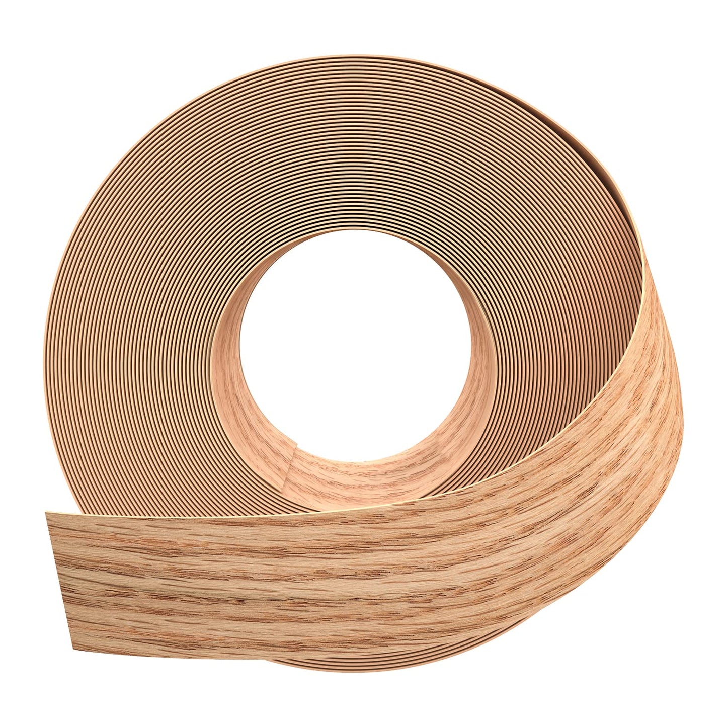 GSCIT Club Red Oak Edge Banding, 3 inch x 25ft roll of Veneer Edge Banding Preglued Flexible, Real Wood Tape Banding