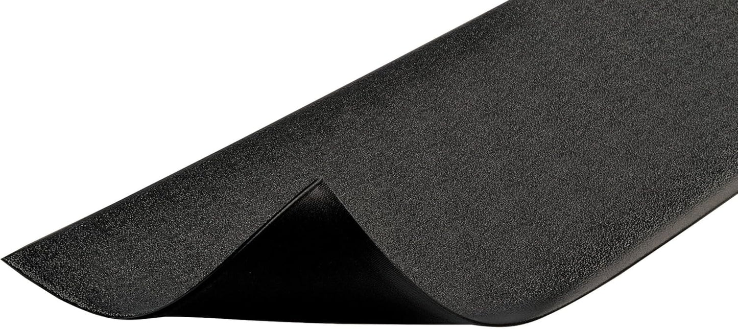 Notrax 411 Sof-Tred™ 3' x 5' x 3/8" Anti Fatigue Mat, Enhanced Slip Resistance with Beveled Edges and Pebbled Surface, Ideal for Industrial and Commercial Workplaces, Black, 411S0335BL