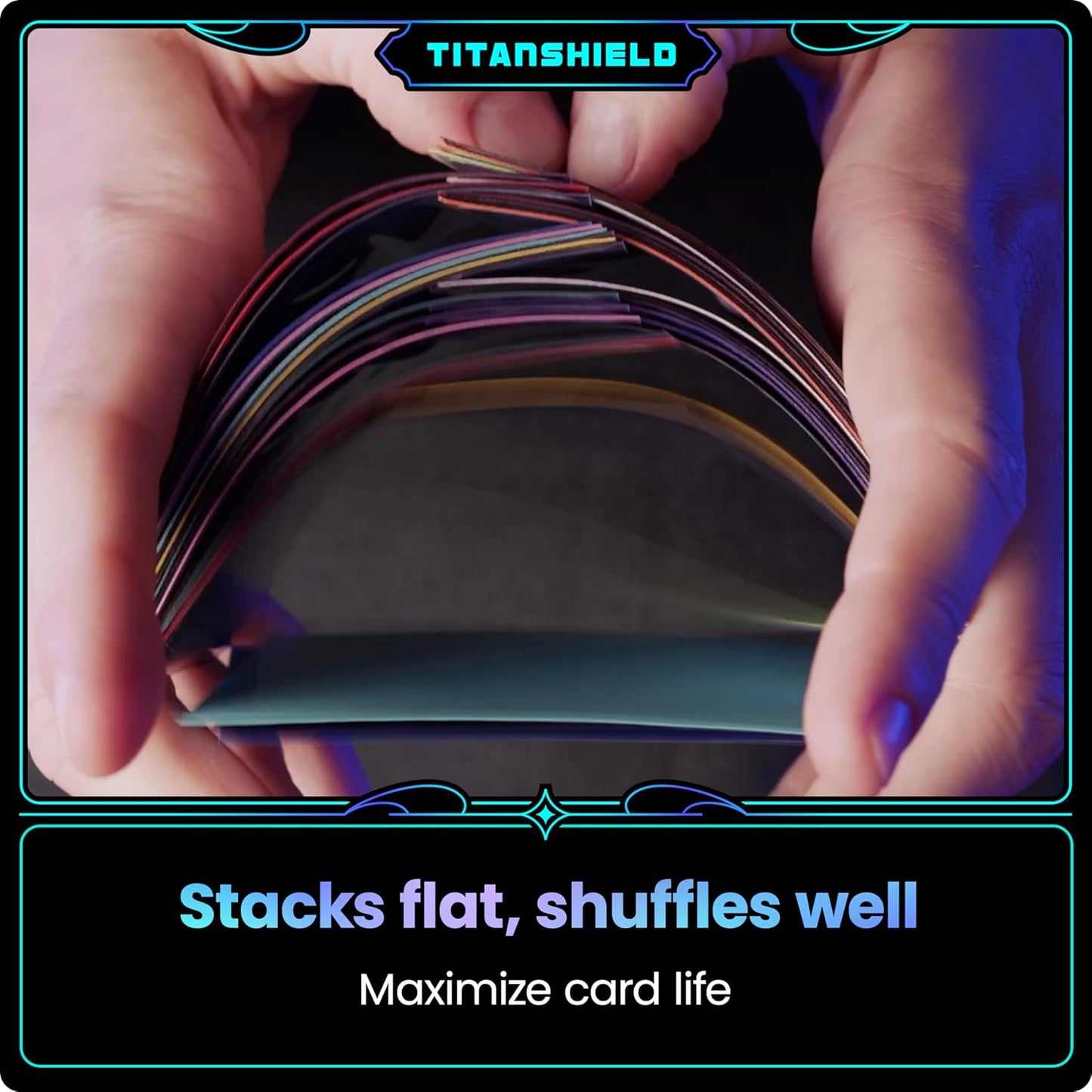 TitanShield (150 Sleeves/Green Standard Size Board Game Trading Card Sleeves Deck Protector Compatible with Pokemon and Magic The Gathering MTG