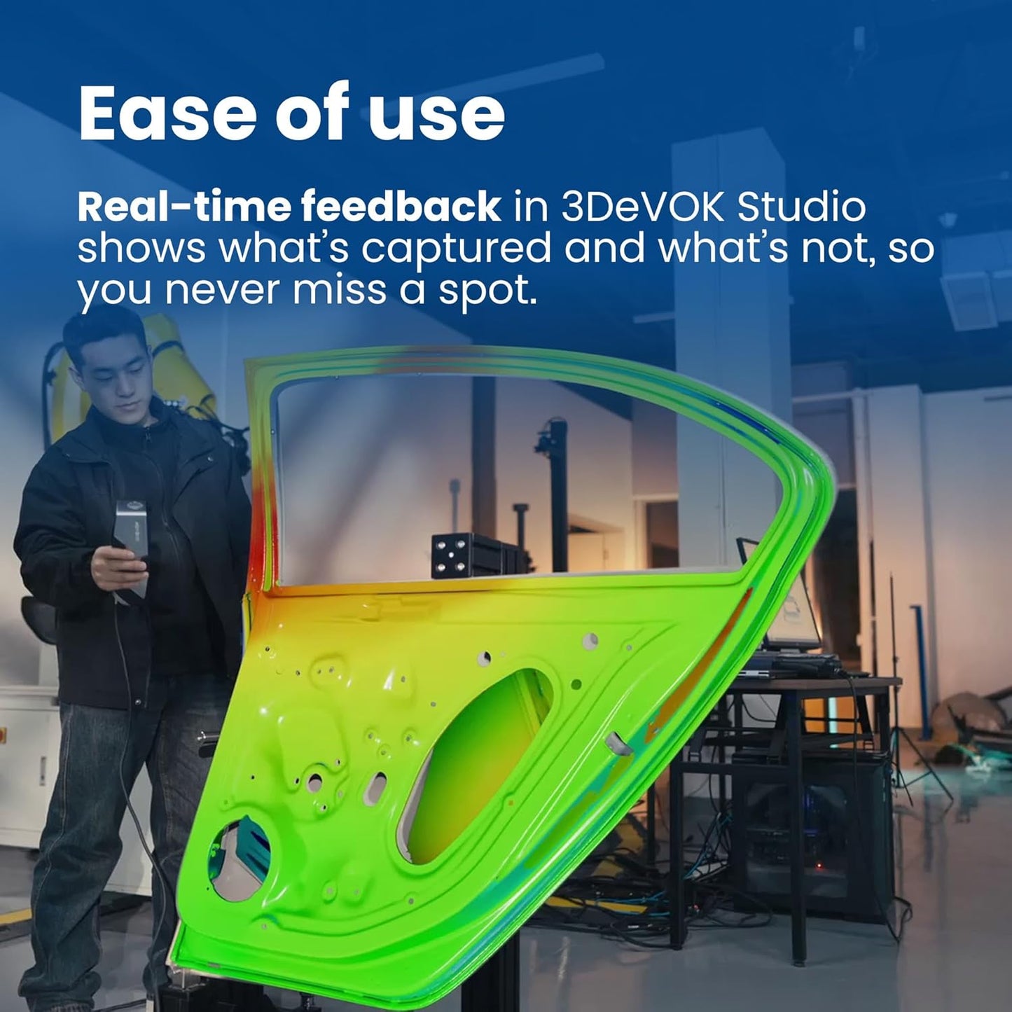 MT 3D Scanner Kit for Reverse Engineering, CAD Modeling, 3D Printing, Product Design, Animation, Game Design, Art, Architecture, Car Repairs, Research & Industrial Quality Inspection