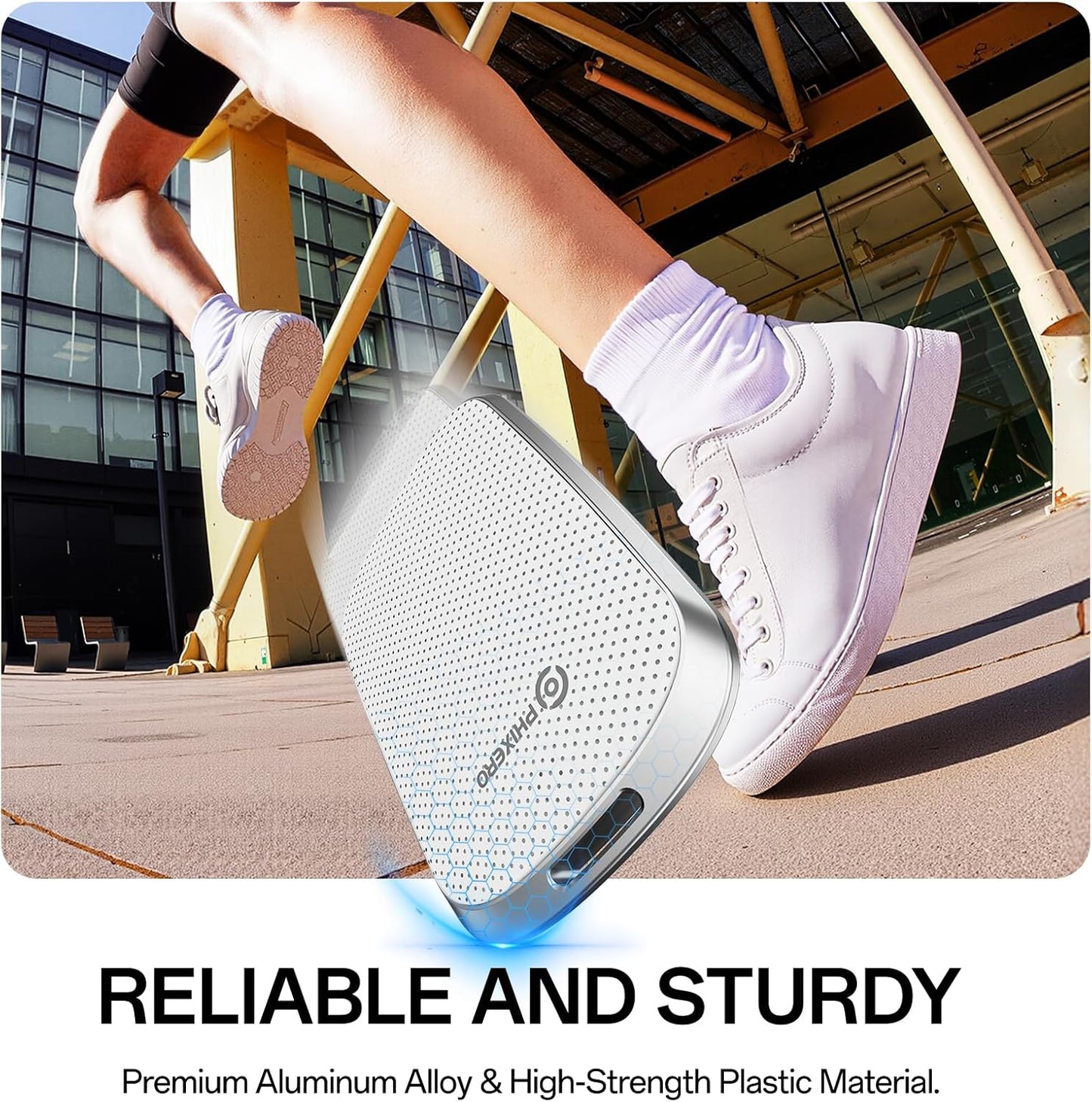 PHIXERO P5PLUS Portable SSD 2TB Up to 550MB/s, USB 3.2 Gen 2 External Solid State Drive，USB C to C&A for Smartphone，Tablet，PC，Labtop (White)