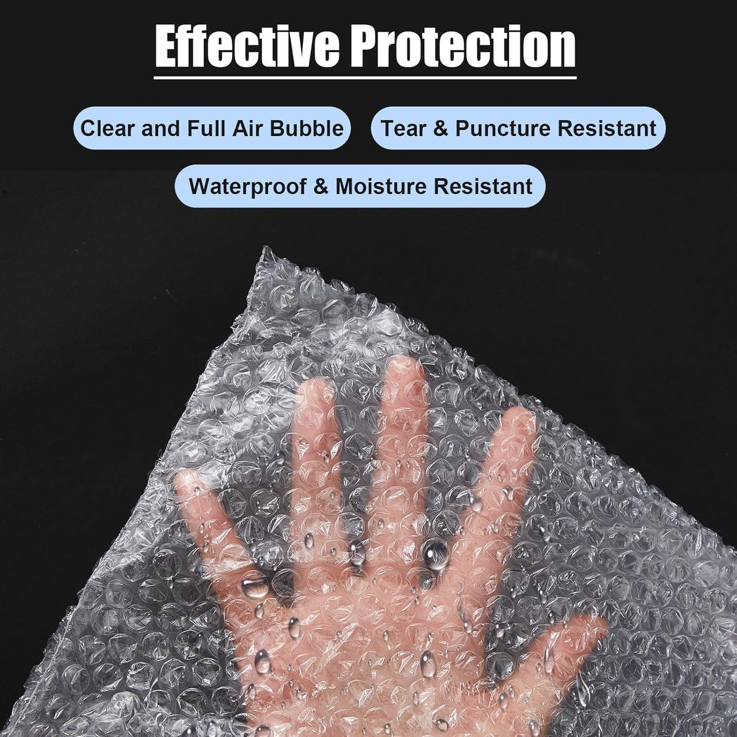 5 Pack Extra Large Bubble Pouches 18 * 22 Inch Clear Bubble Pouch Wrap Bags for Packing Shockproof Cushioning Wrap Bag for Shipping Moving Fragile Dishes China Plates Painting Fragile Items
