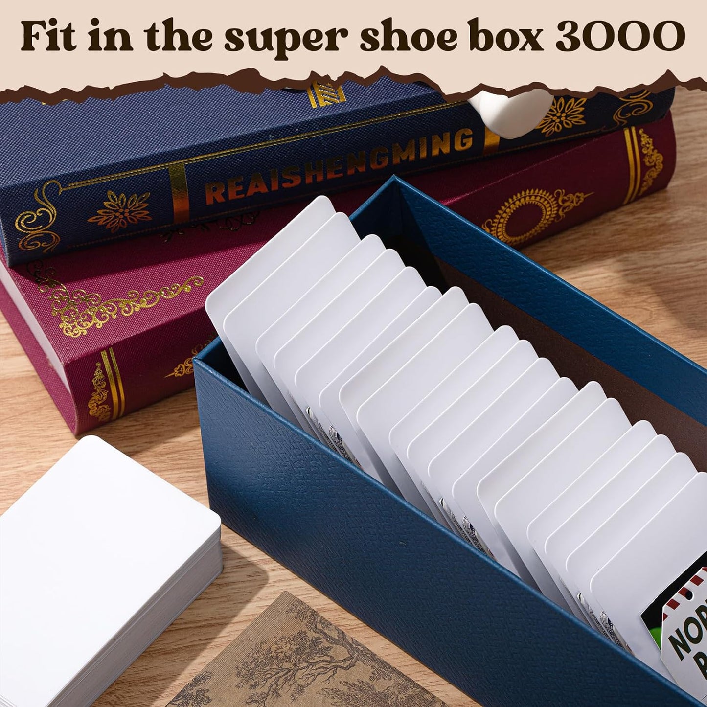Zomiboo 100 Pieces Tall Trading Card Dividers, Plastic Trading Card Page Dividers for Games Sports Baseball, 2.7 x 4.2 Inch