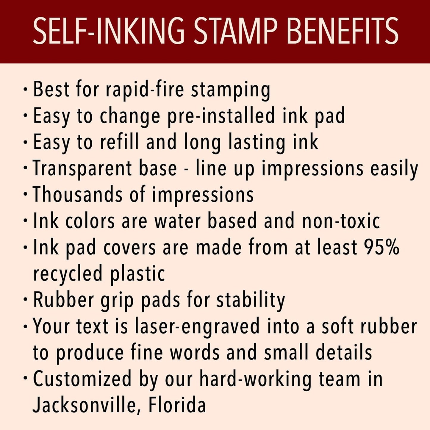 Alabama Rectangular Notary Stamp | Official State Notary Stamp | Official Seals | Meets State Specifications (Alabama, Rectangular Stamp)