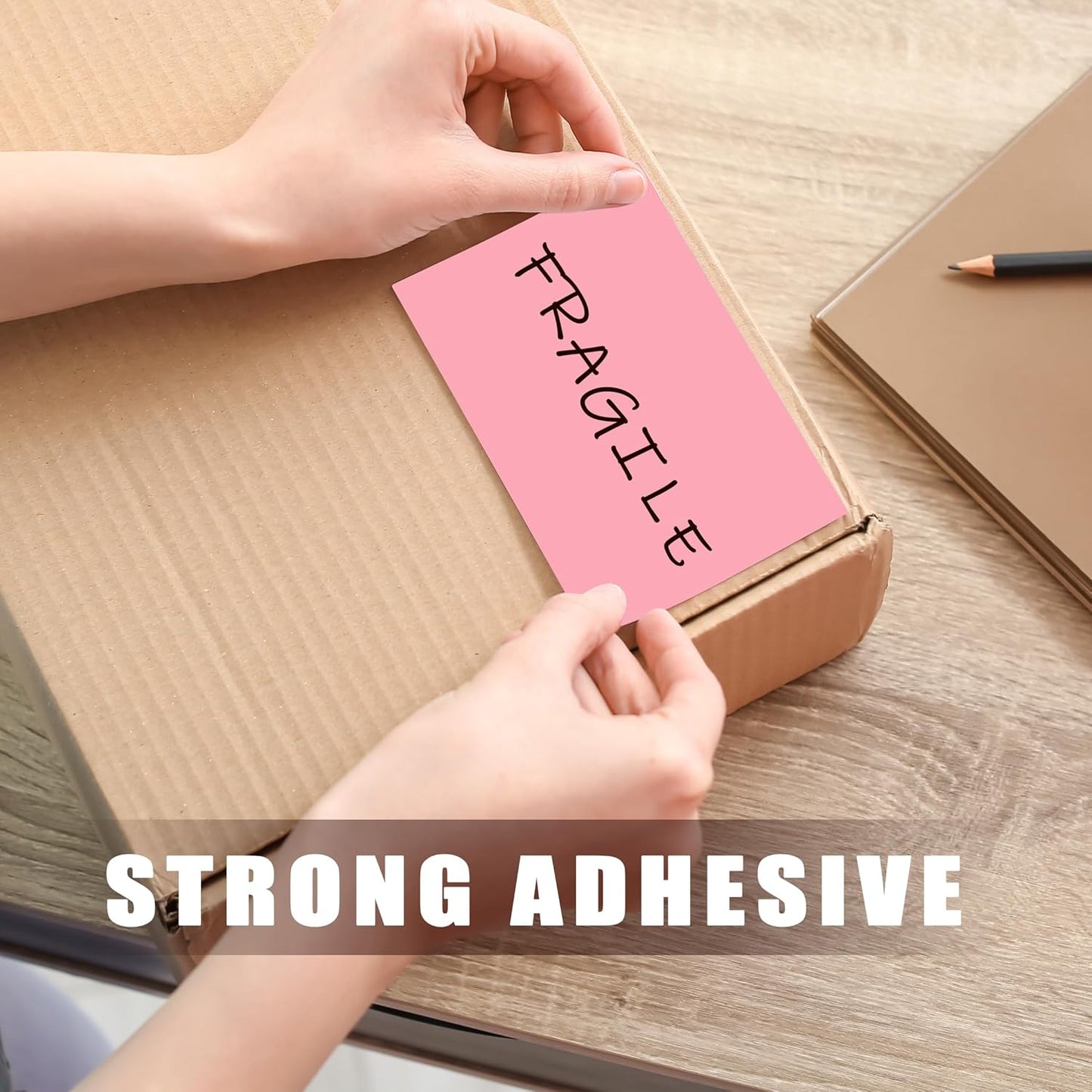 3 x 5 Inch 250Pcs Rectangle Color Coding Stickers,Strong Adhesion, Easy to Write Label for Organization,Inventory,Business Labeling,Pink