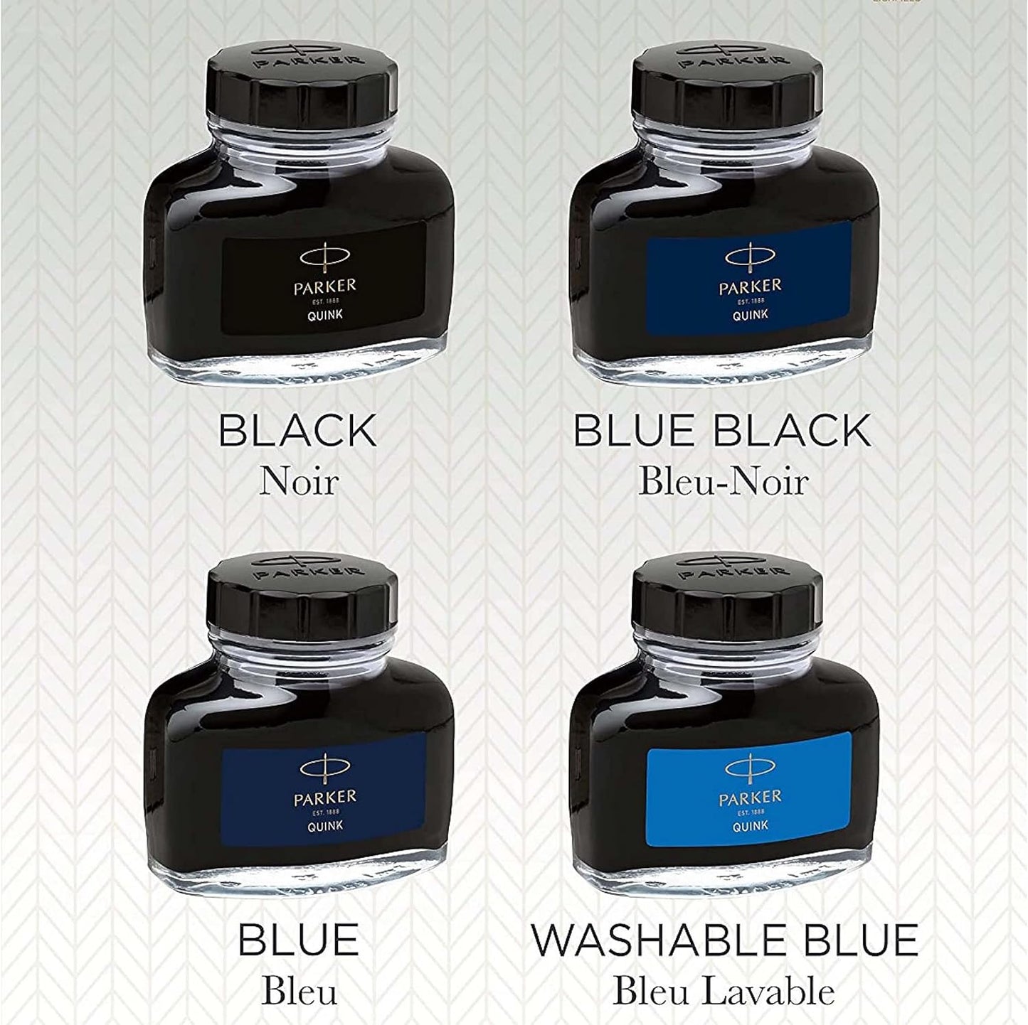 Parker QUINK Ink Bottle Blue-Black 57 ml